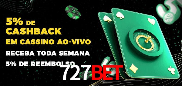 Promoções do cassino ao Vivo 727bet
